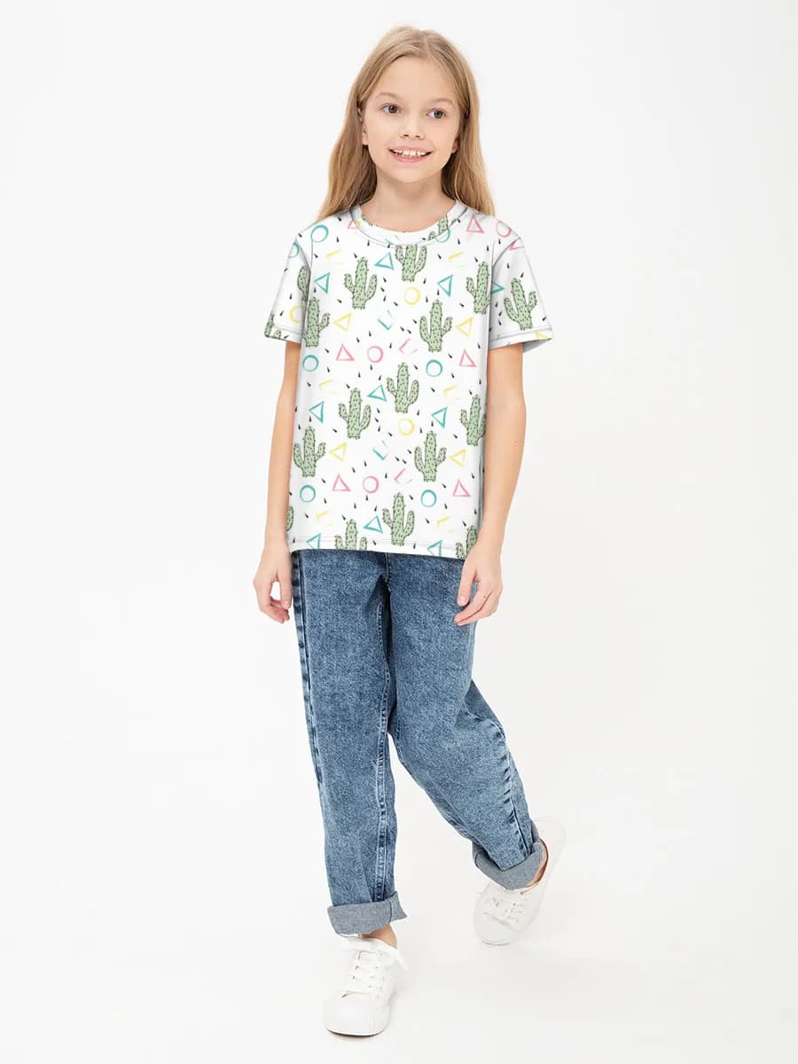 T-shirt coton basique fille