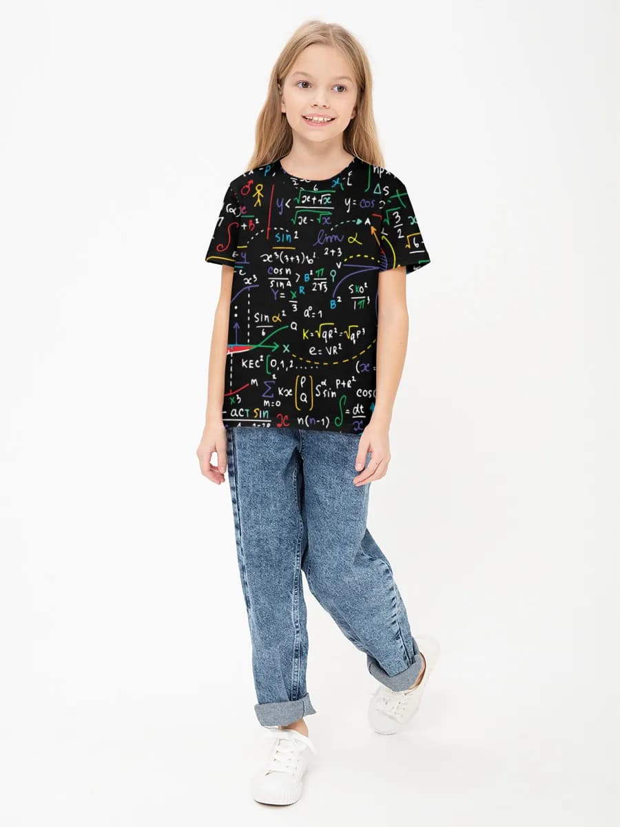Camiseta Básica de Algodón Niña