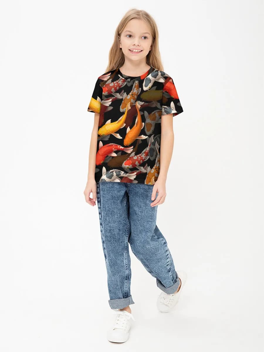 Camiseta Básica de Algodón Niña