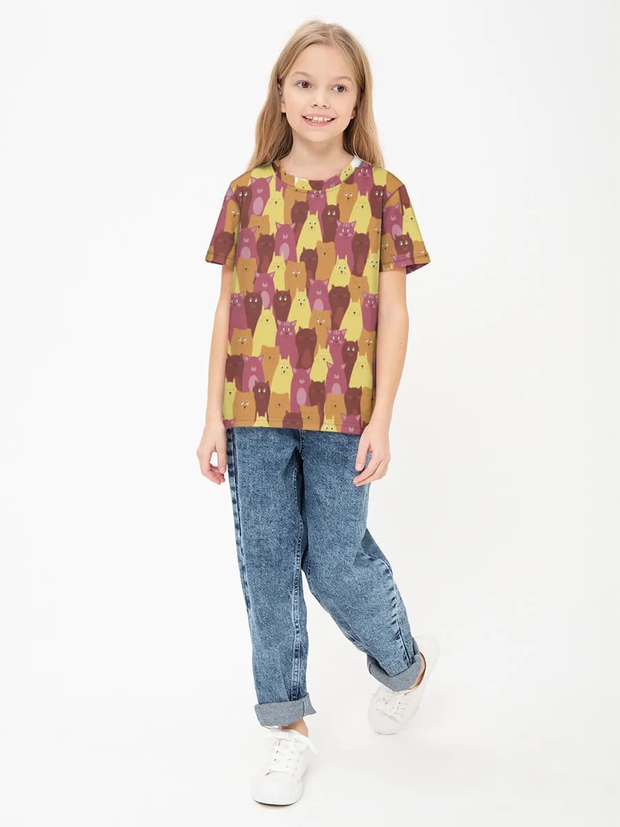 T-shirt coton basique fille