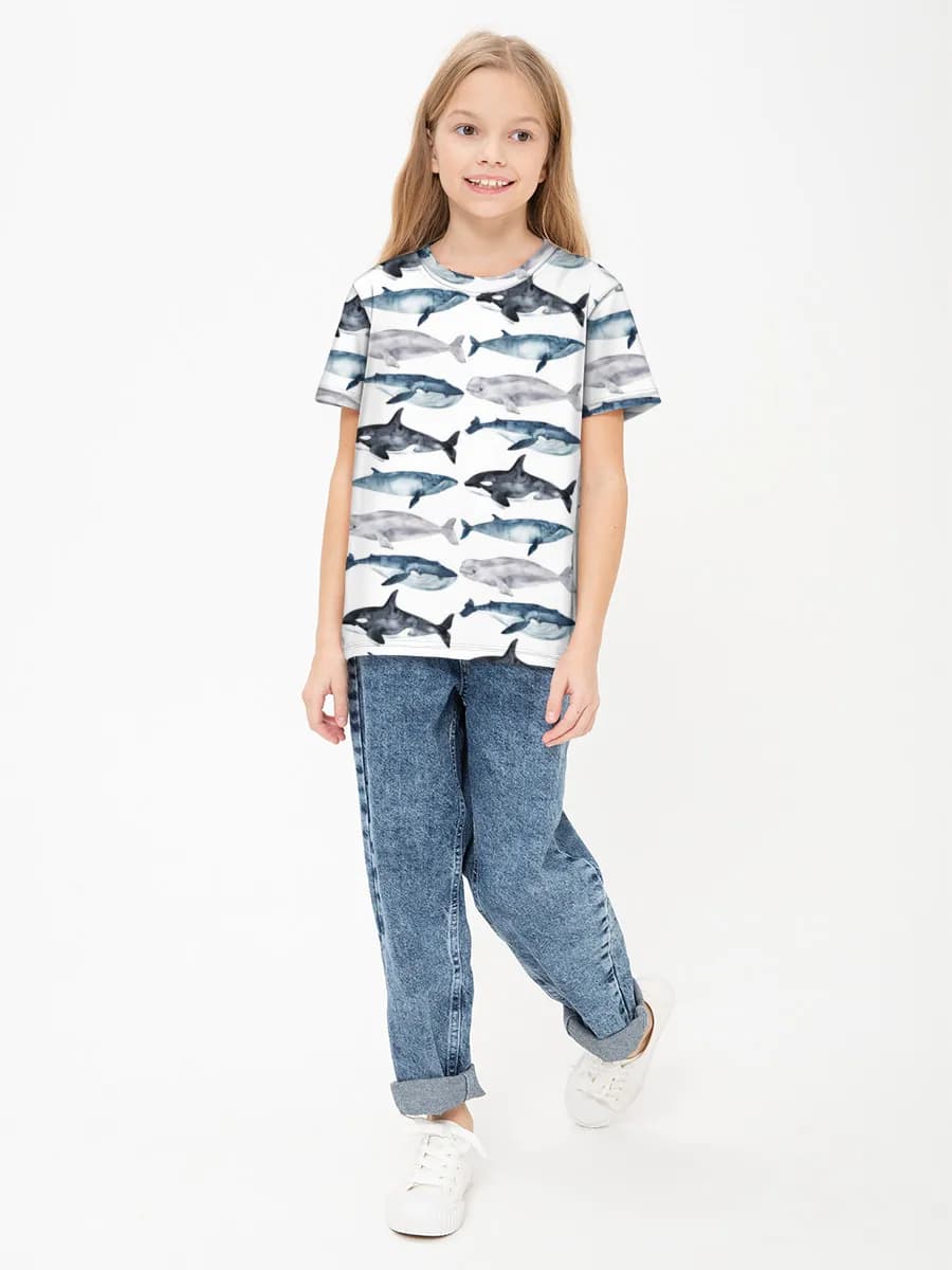 T-shirt coton basique fille