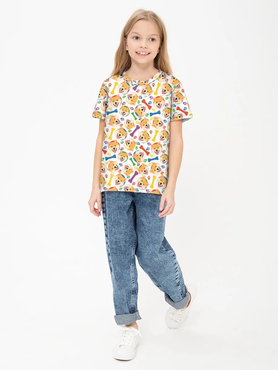 T-shirt coton basique fille