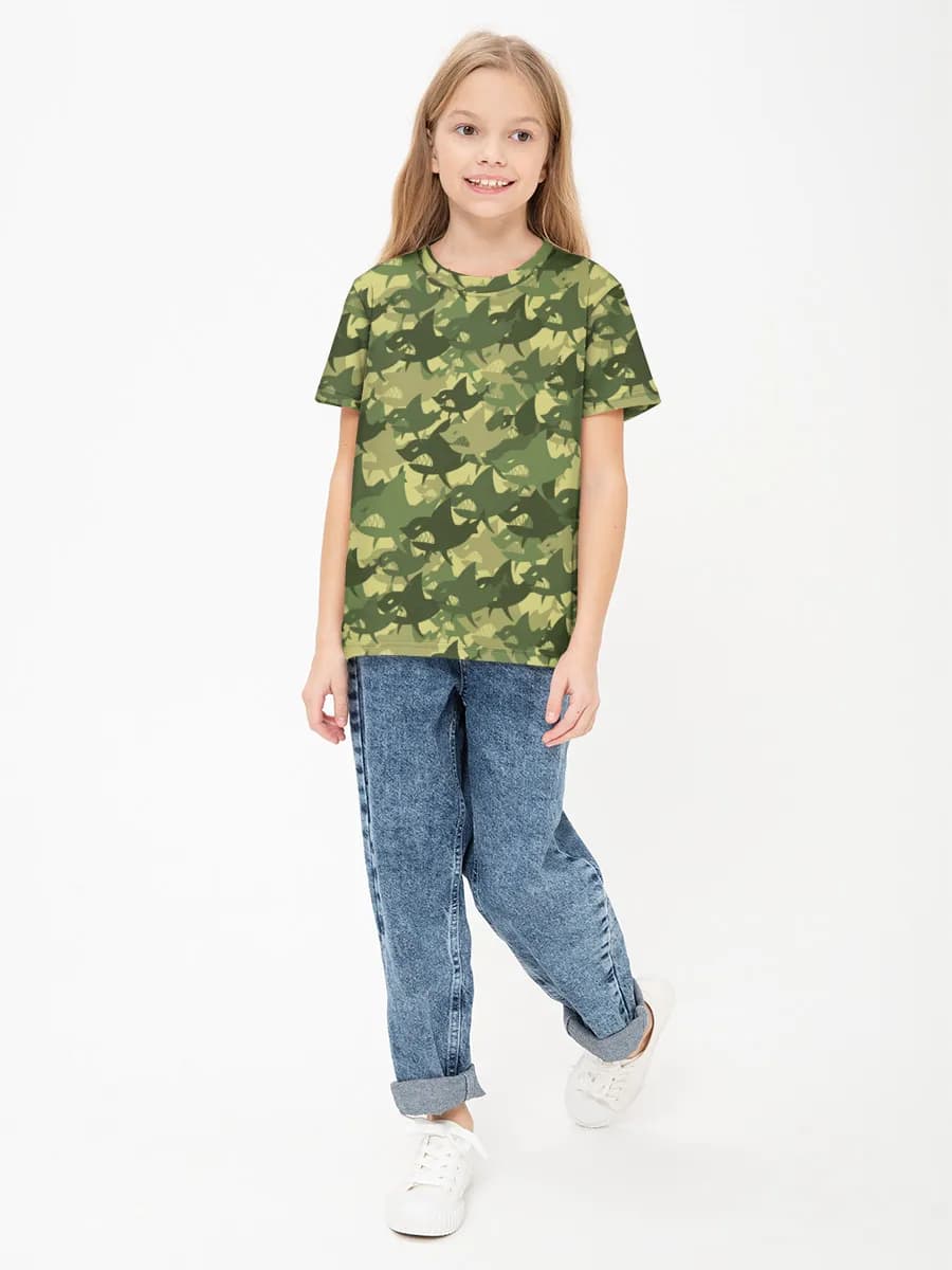 女の子 ベーシック コットンTシャツ