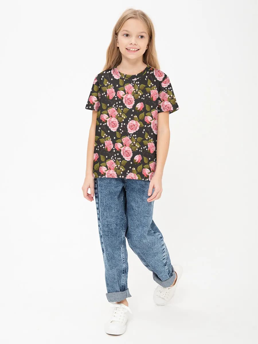 T-shirt coton basique fille