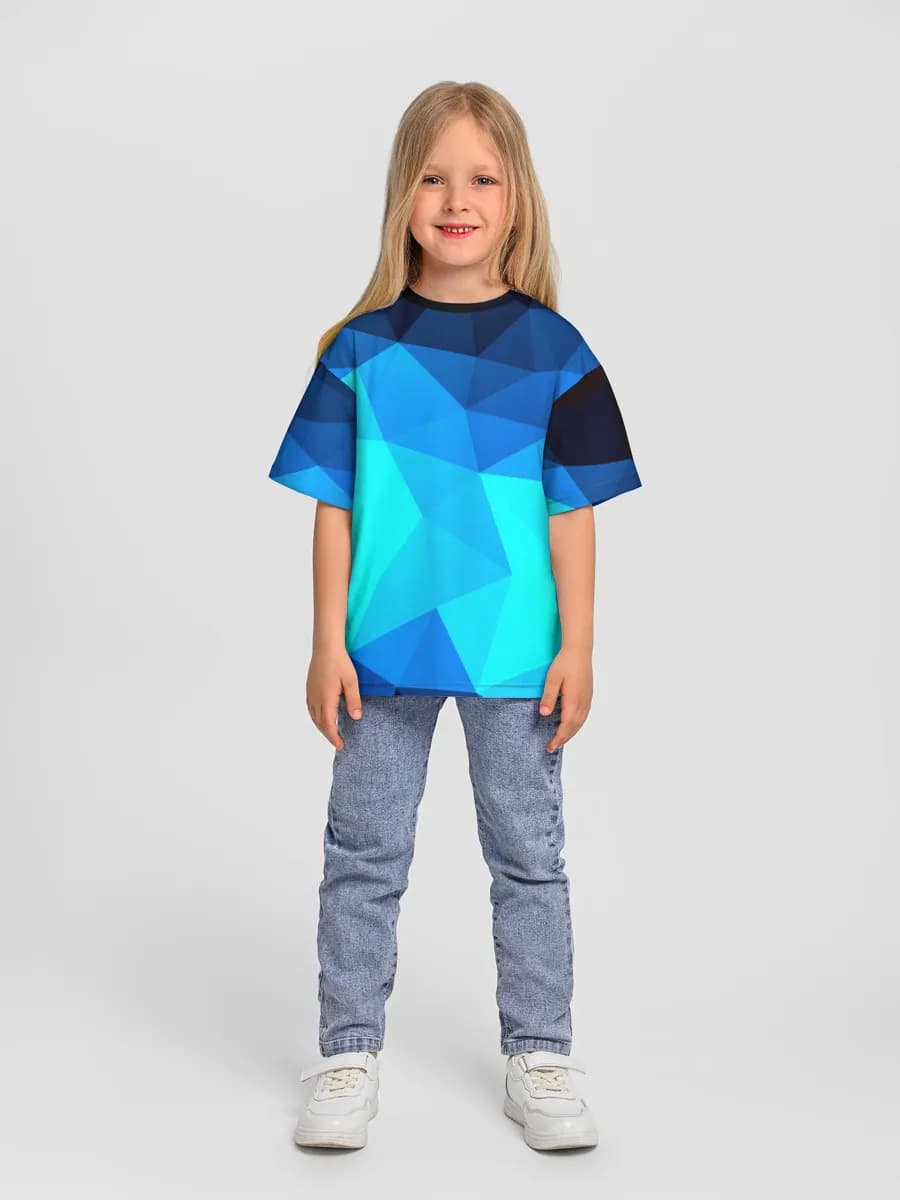 Oversized Baumwoll-T-Shirt Mädchen