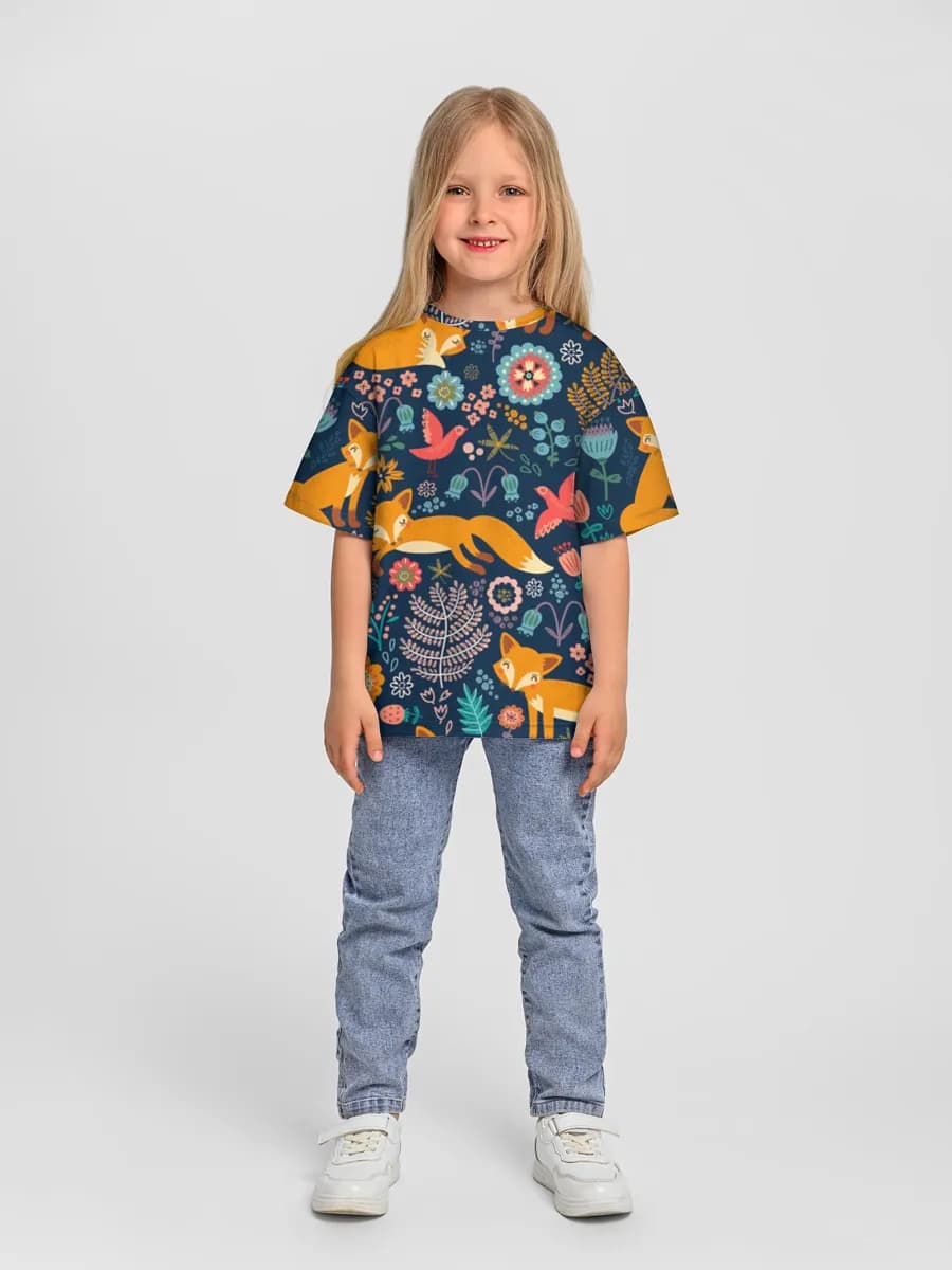 T-shirt coton oversize fille