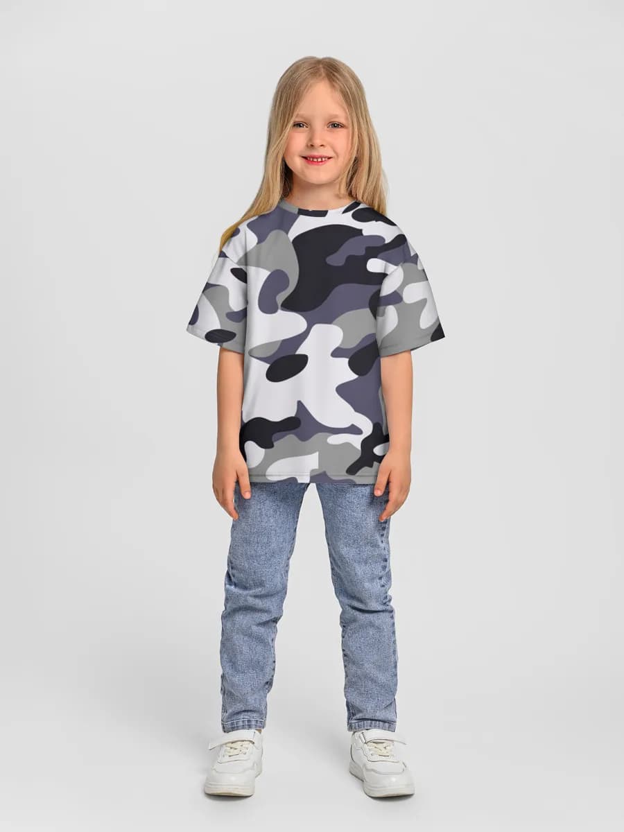 Camiseta Oversize de Algodón Niña