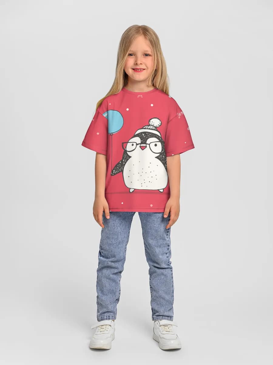 T-shirt coton oversize fille