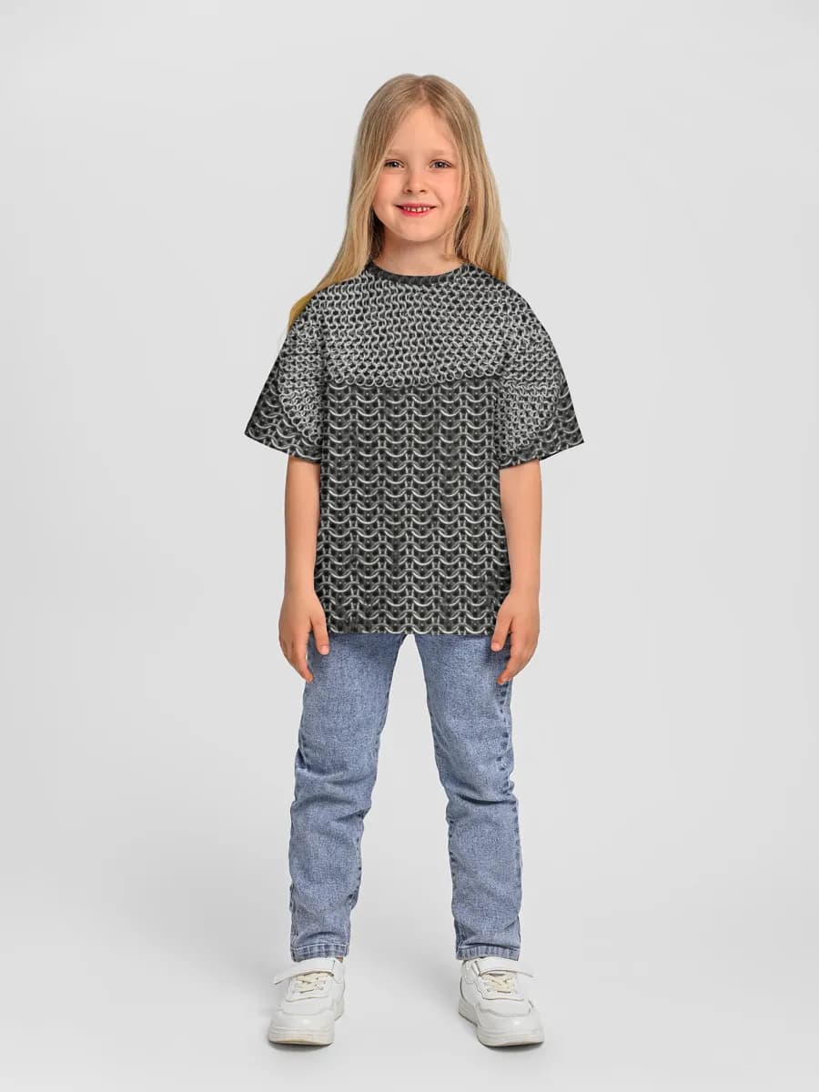 Camiseta Oversize de Algodón Niña
