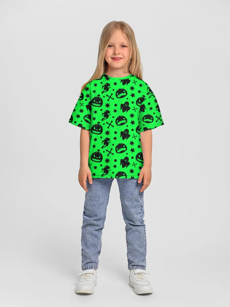 Camiseta Oversize de Algodón Niña