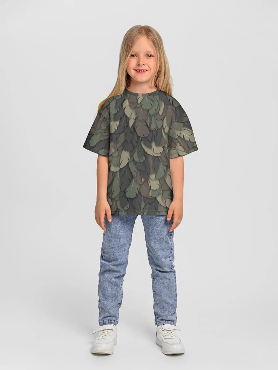 Camiseta Oversize de Algodón Niña