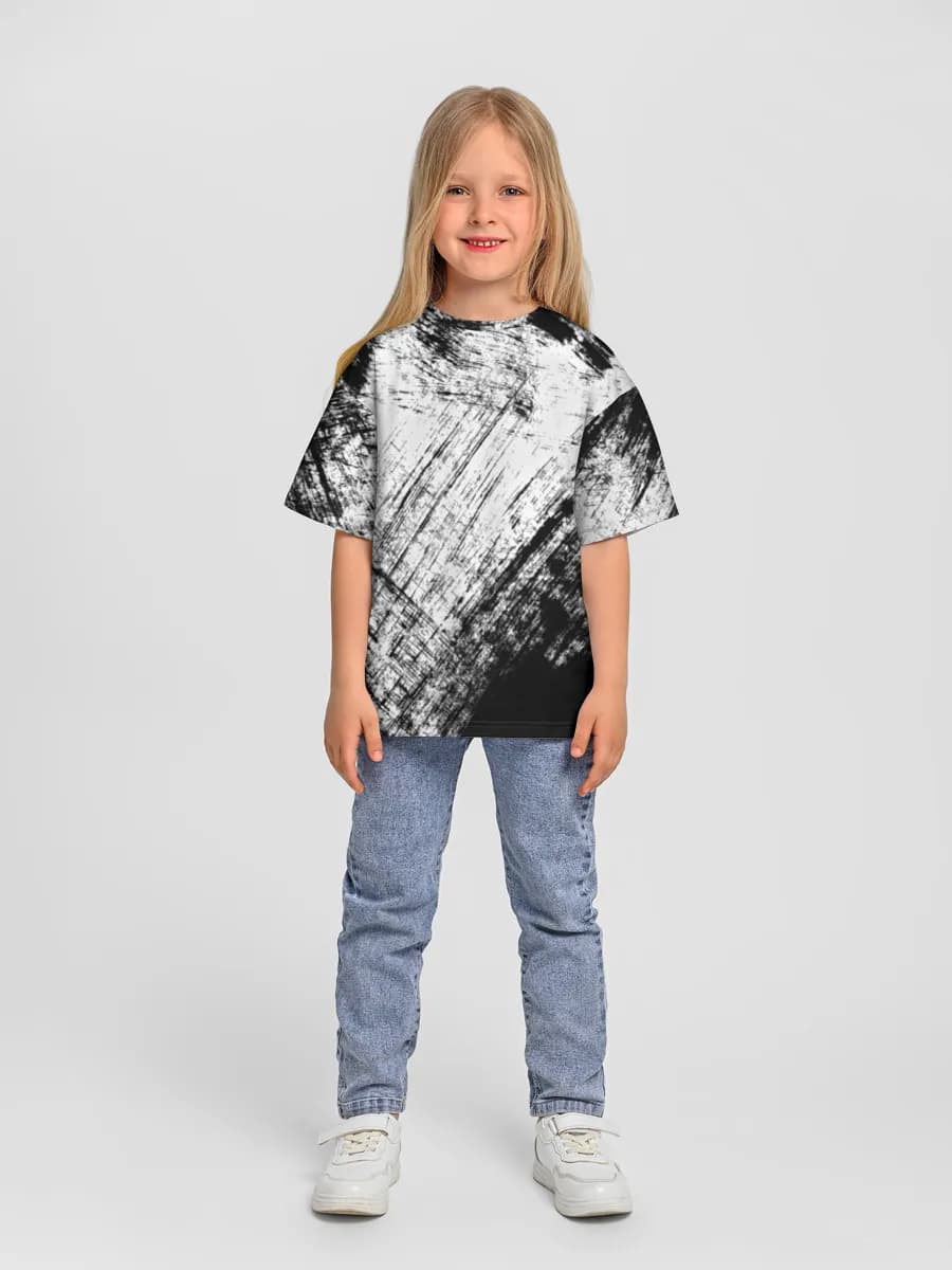 Camiseta Oversize de Algodón Niña