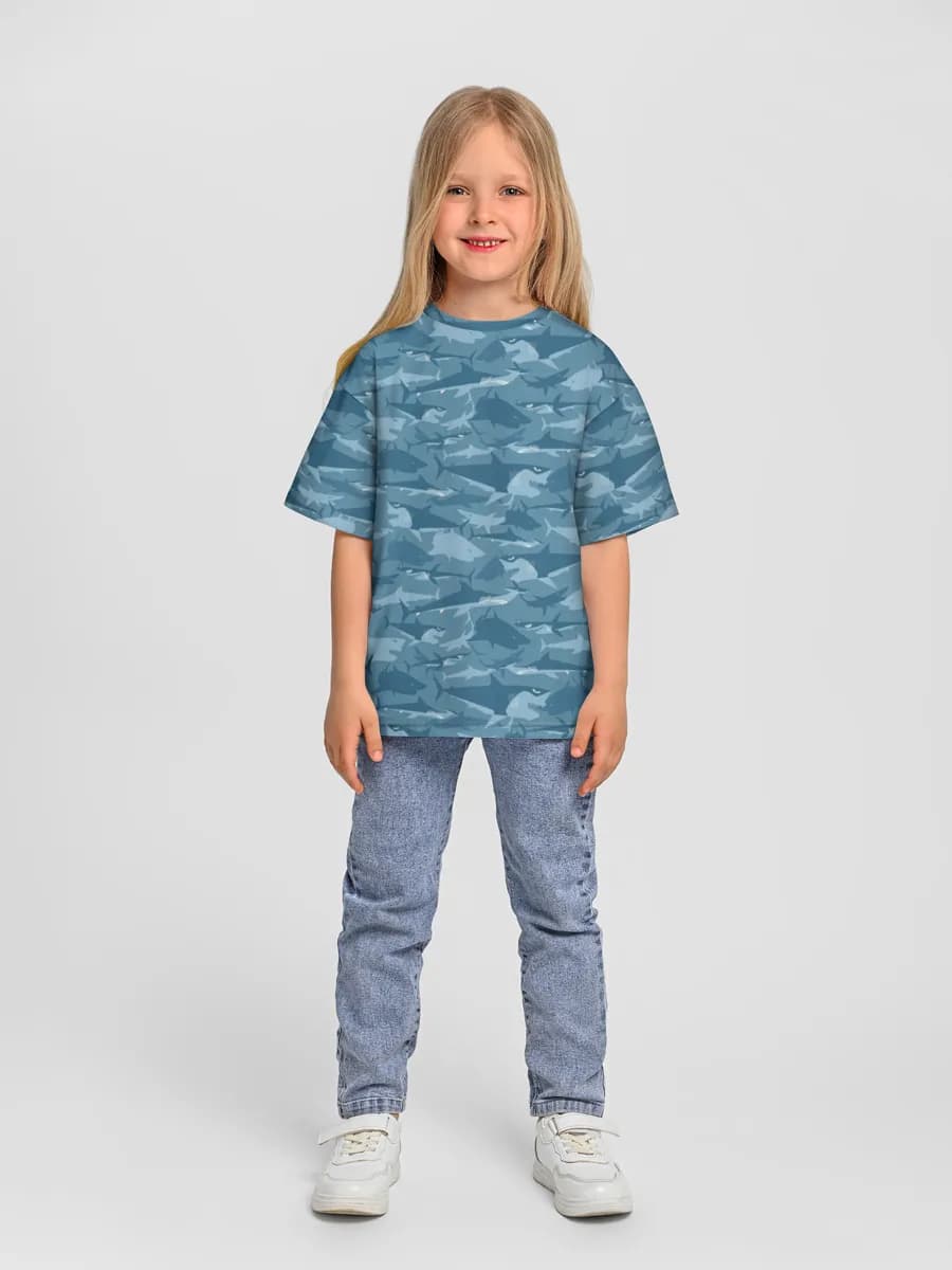 女の子 ビッグシルエット コットンTシャツ