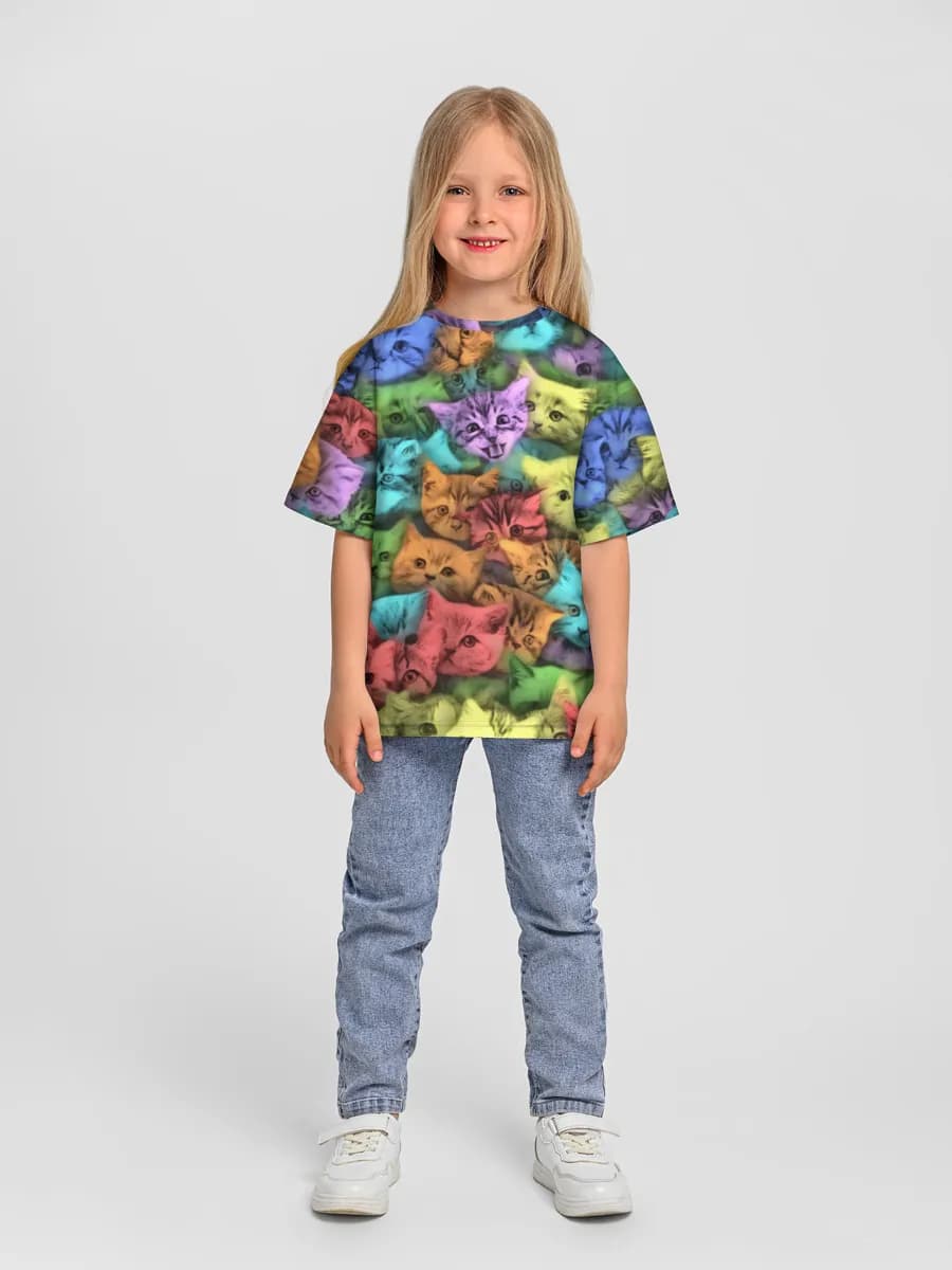 T-shirt coton oversize fille
