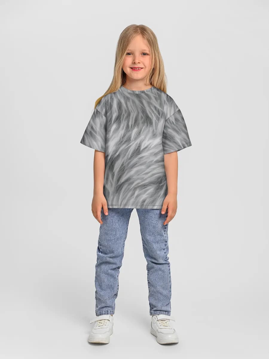 Oversized Baumwoll-T-Shirt Mädchen