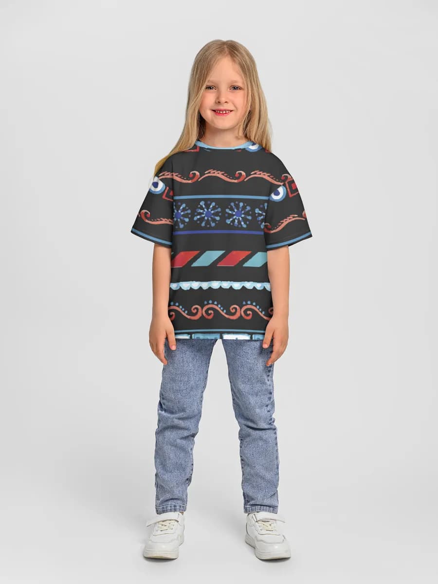 Oversized Baumwoll-T-Shirt Mädchen