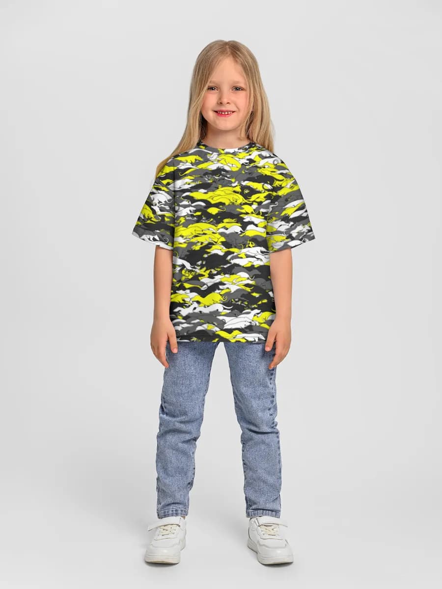 Camiseta Oversize de Algodón Niña