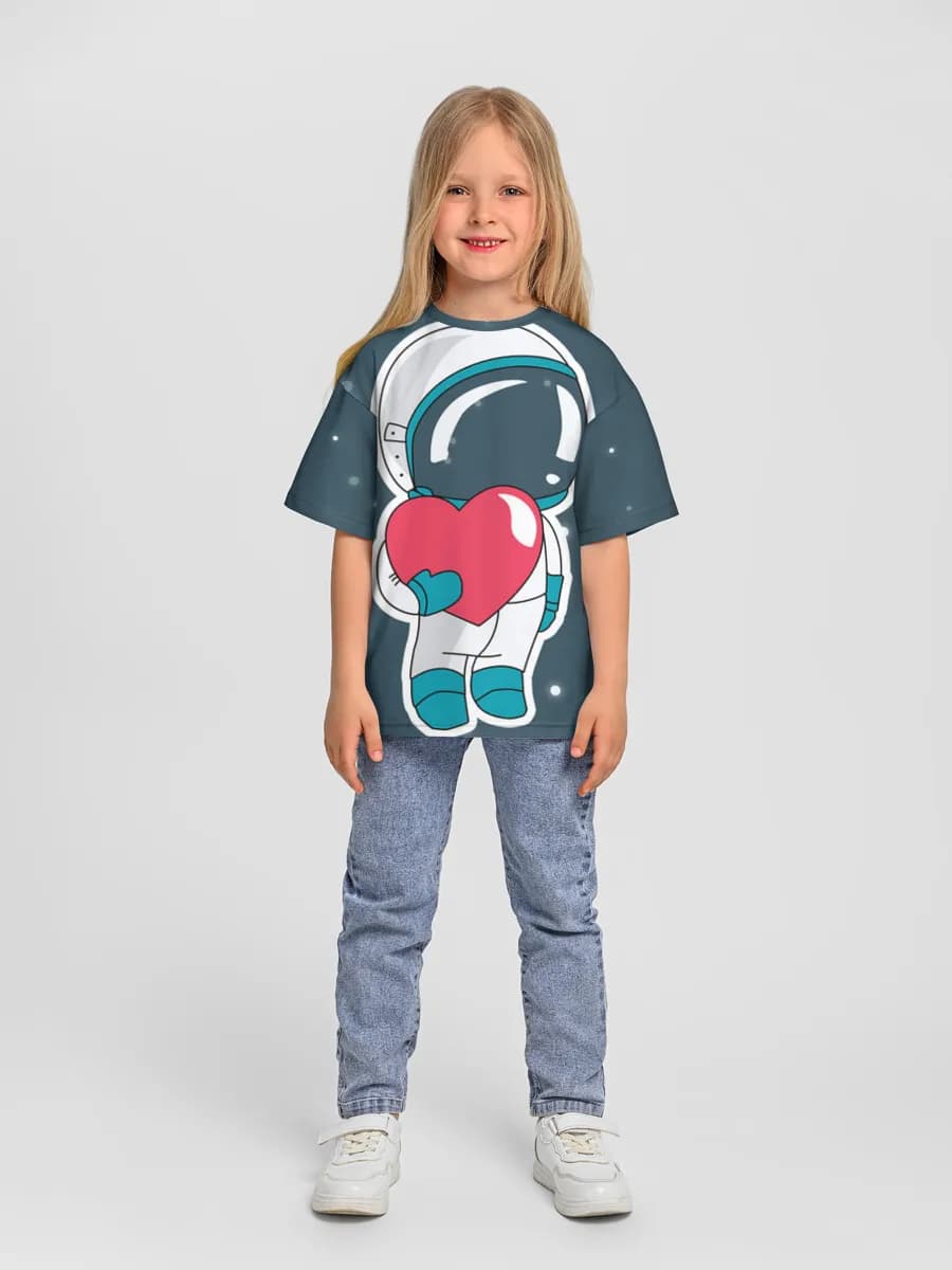 T-shirt coton oversize fille