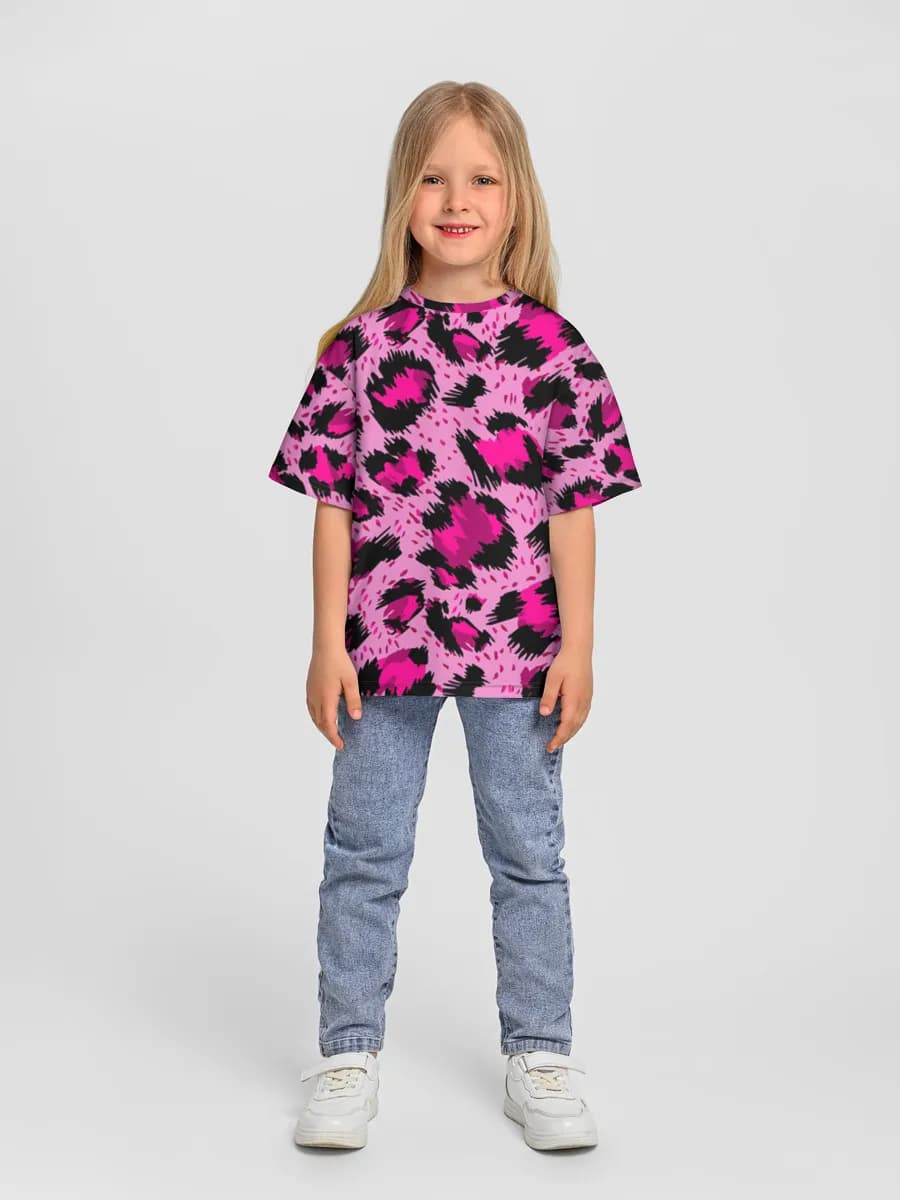Oversized Baumwoll-T-Shirt Mädchen