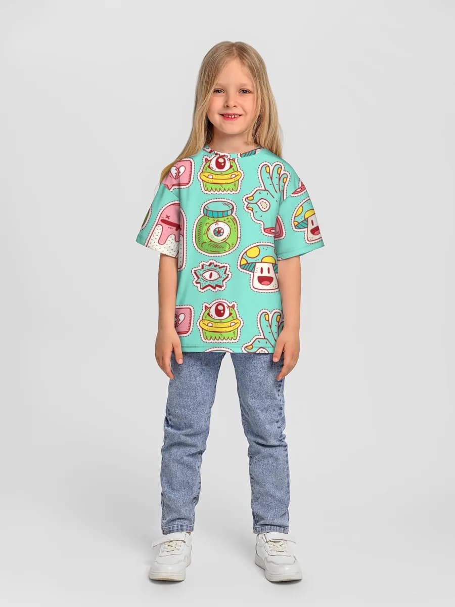 T-shirt coton oversize fille