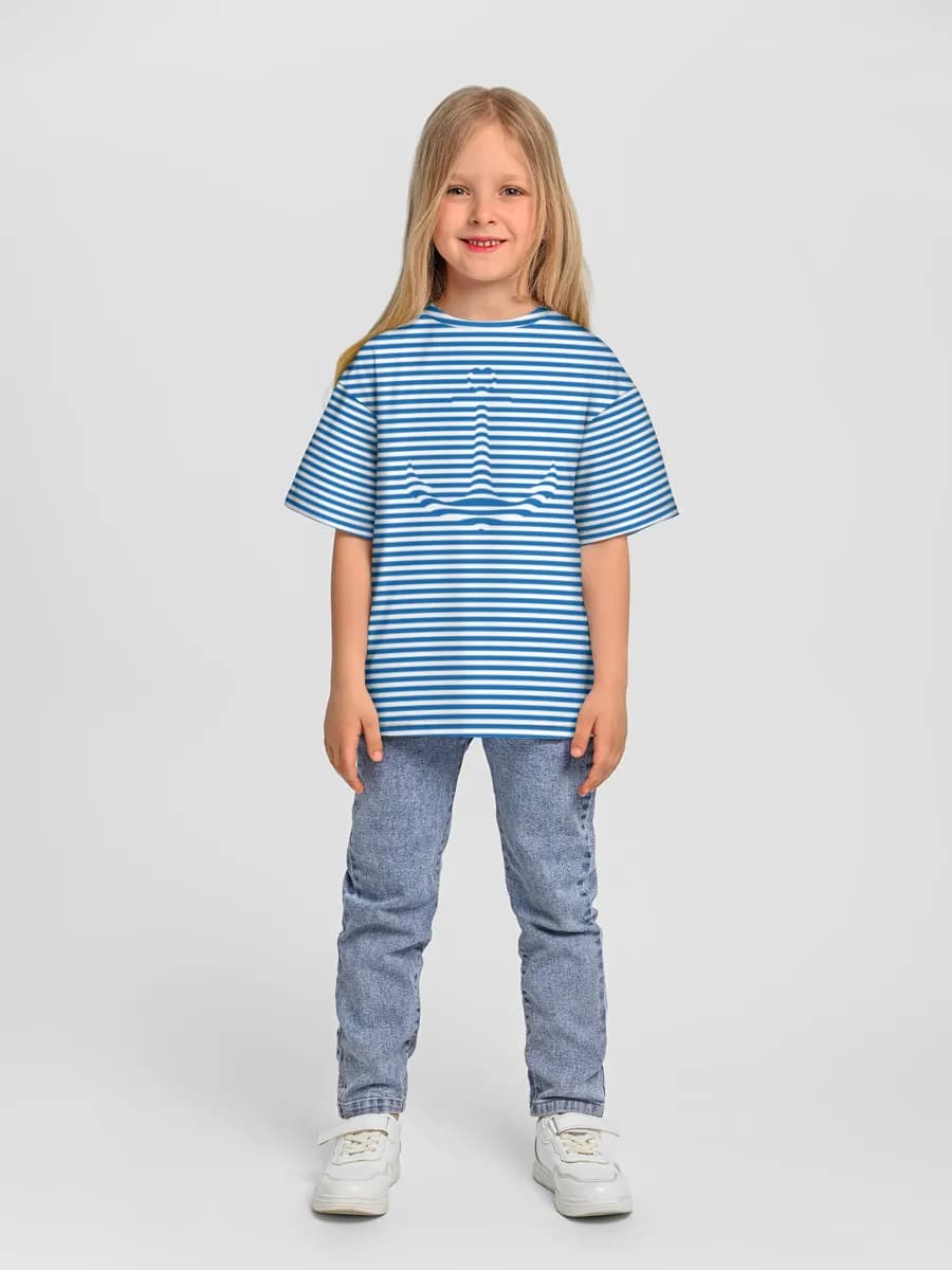 T-shirt coton oversize fille