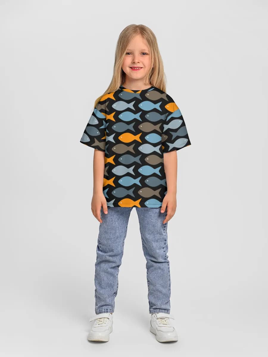 T-shirt coton oversize fille