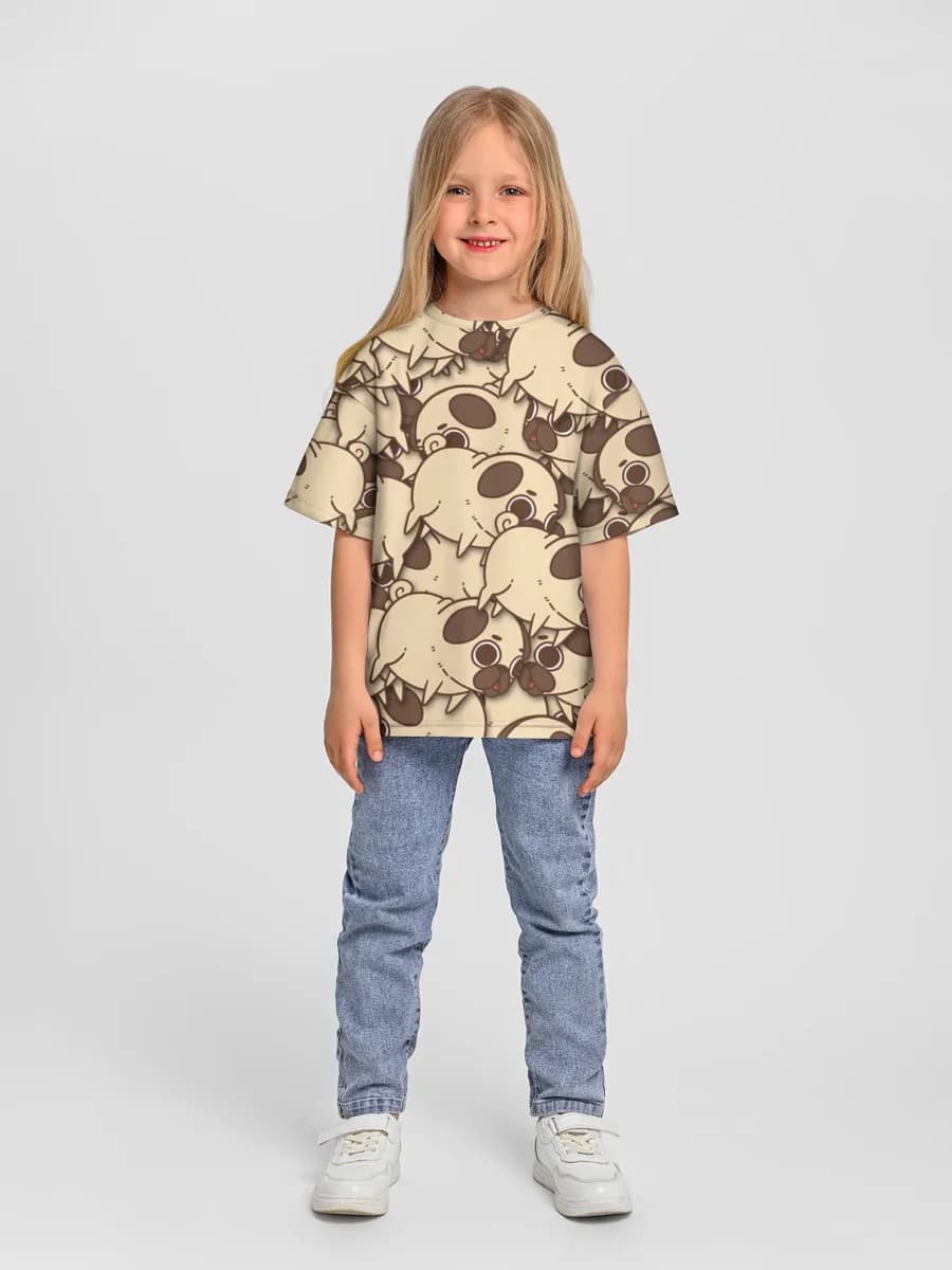 T-shirt coton oversize fille