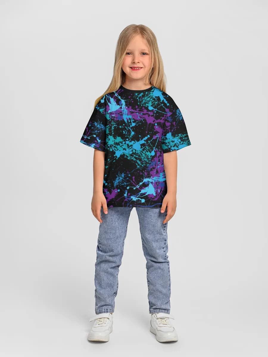 Camiseta Oversize de Algodón Niña