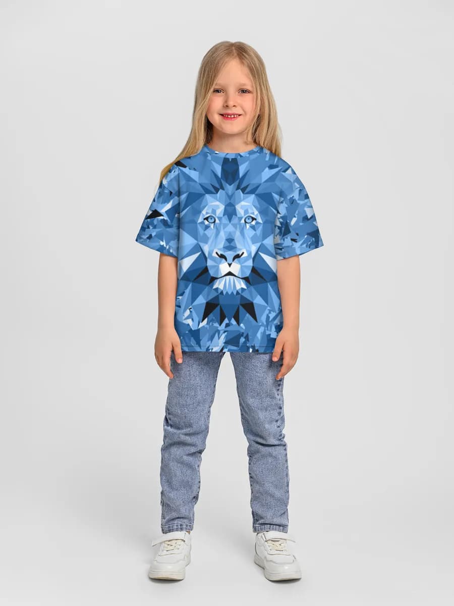 Oversized Baumwoll-T-Shirt Mädchen