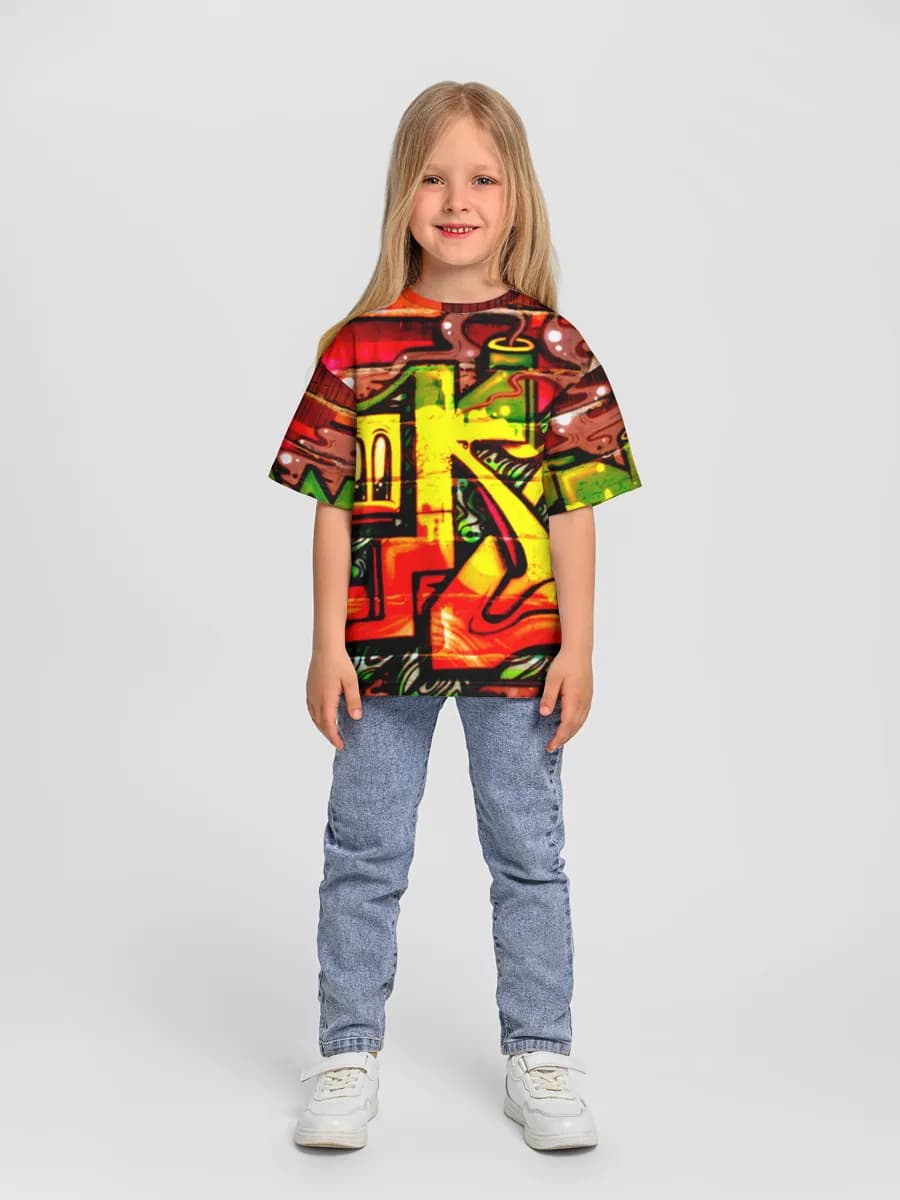 T-shirt coton oversize fille