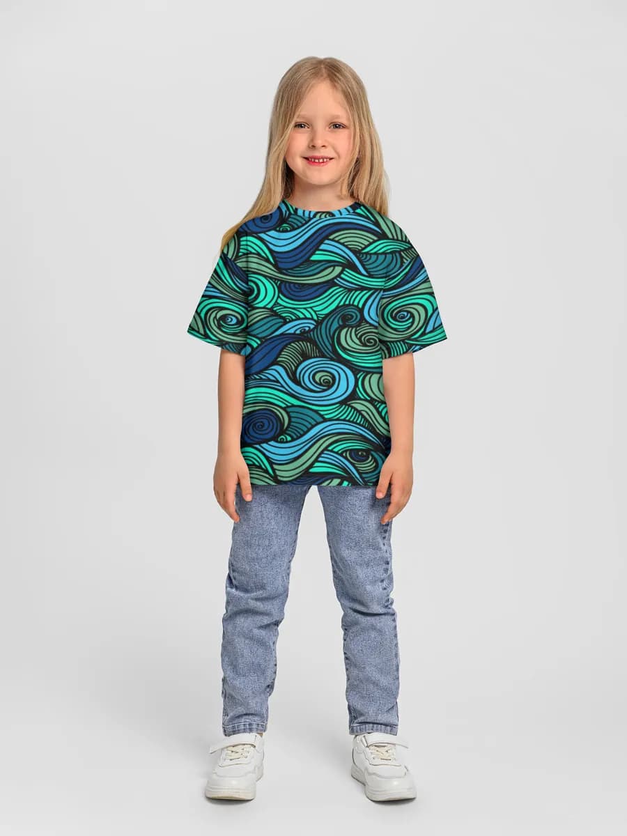Camiseta Oversize de Algodón Niña