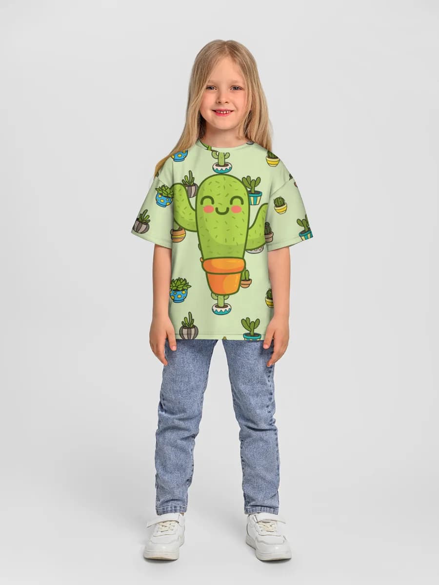 T-shirt coton oversize fille