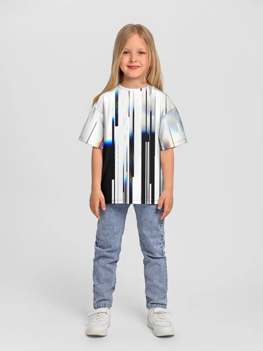 Camiseta Oversize de Algodón Niña