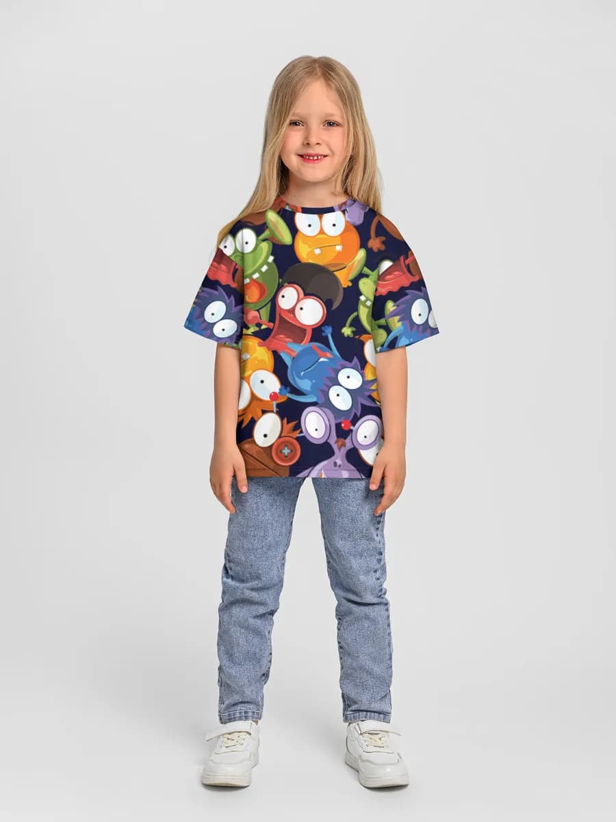 T-shirt coton oversize fille