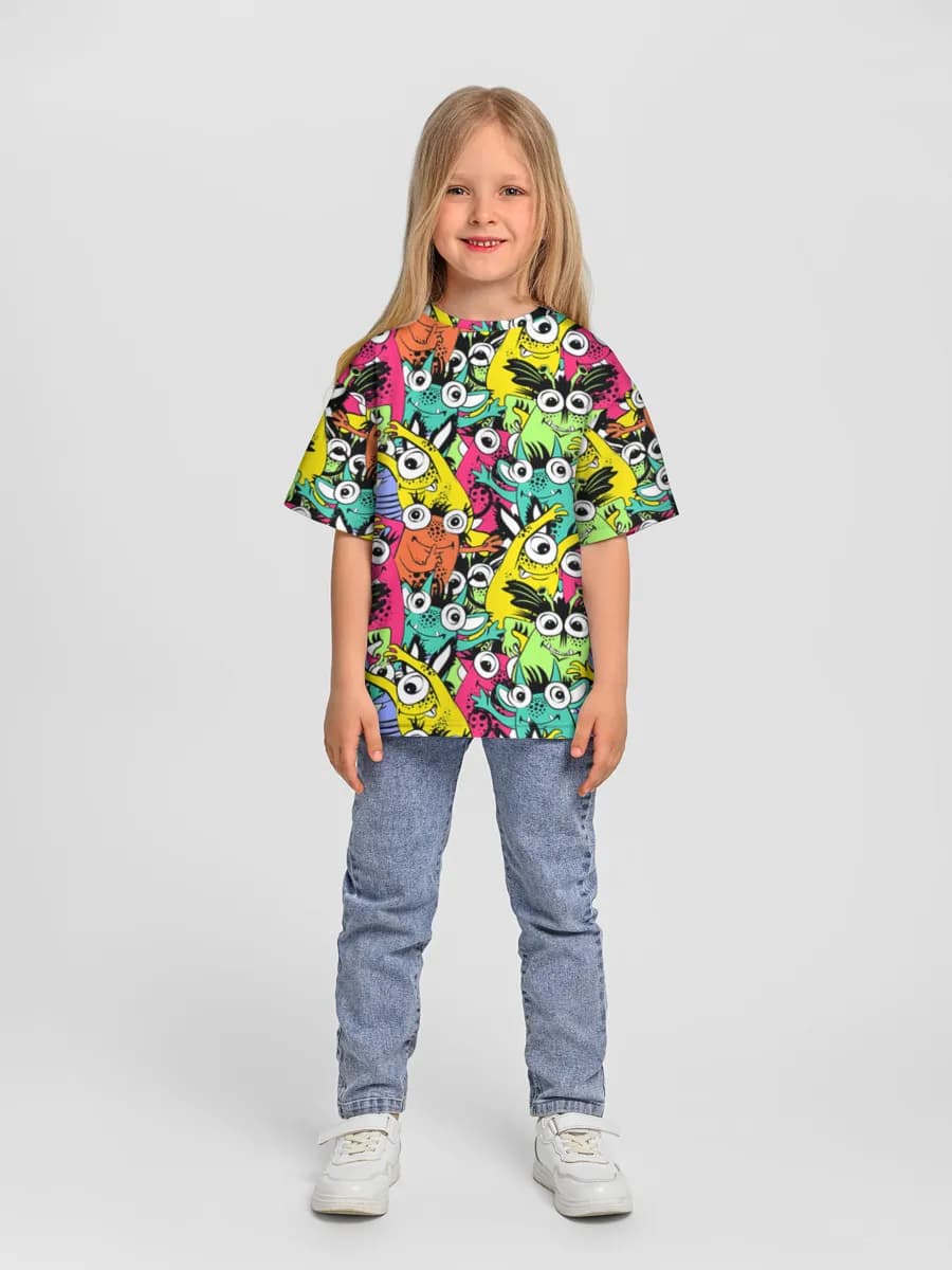 T-shirt coton oversize fille