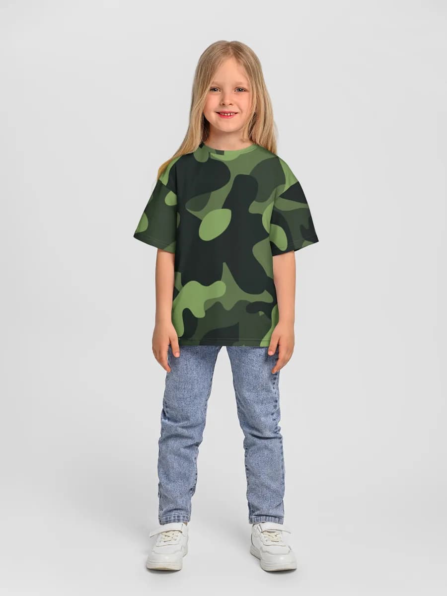 Oversized Baumwoll-T-Shirt Mädchen