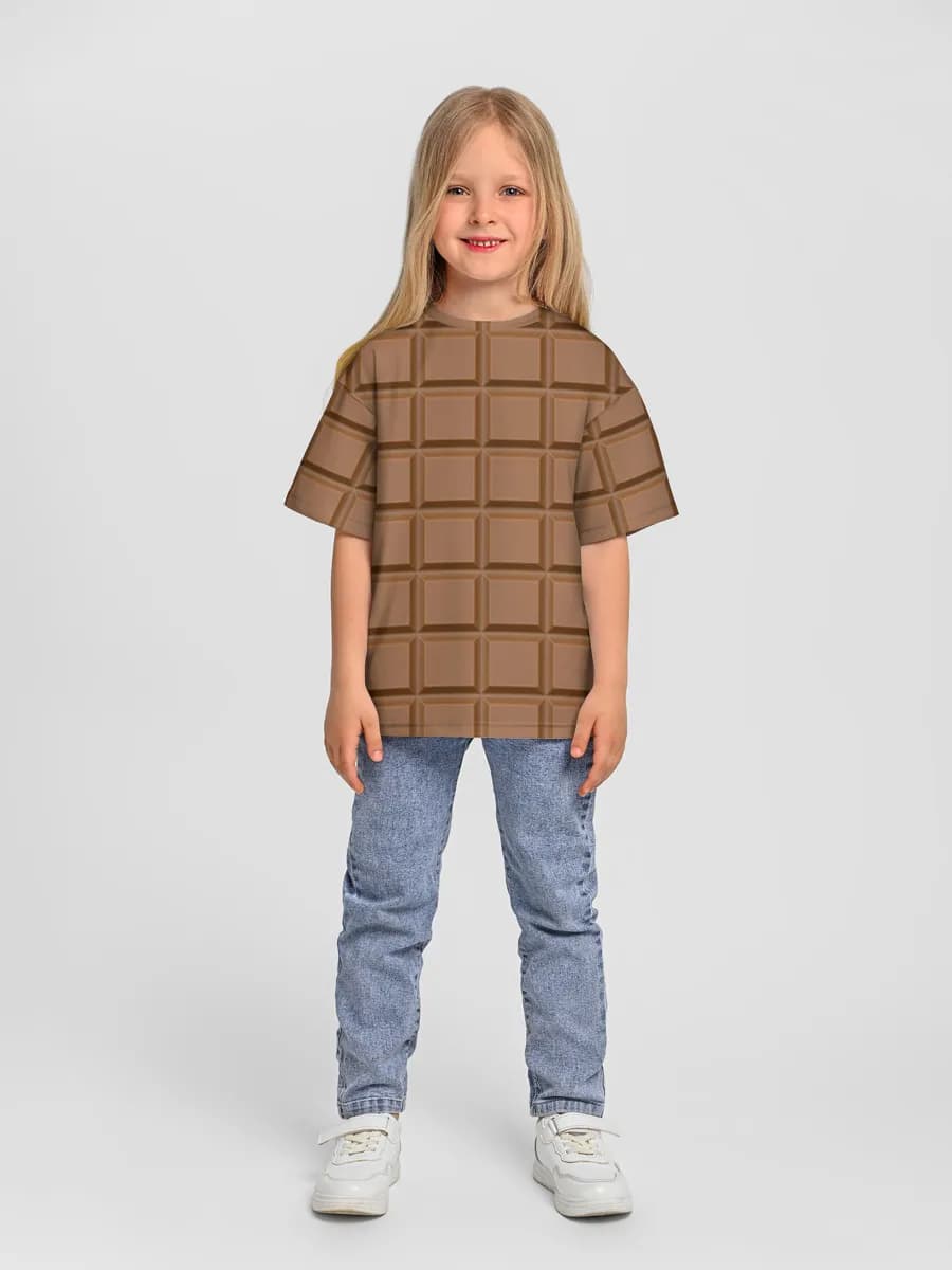 Camiseta Oversize de Algodón Niña