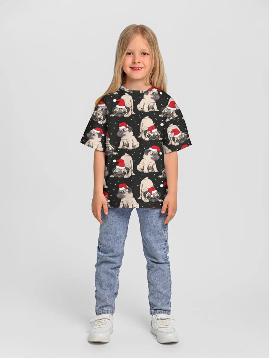 Oversized Baumwoll-T-Shirt Mädchen