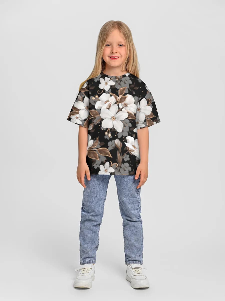 T-shirt coton oversize fille