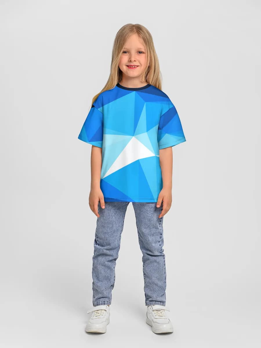 Oversized Baumwoll-T-Shirt Mädchen