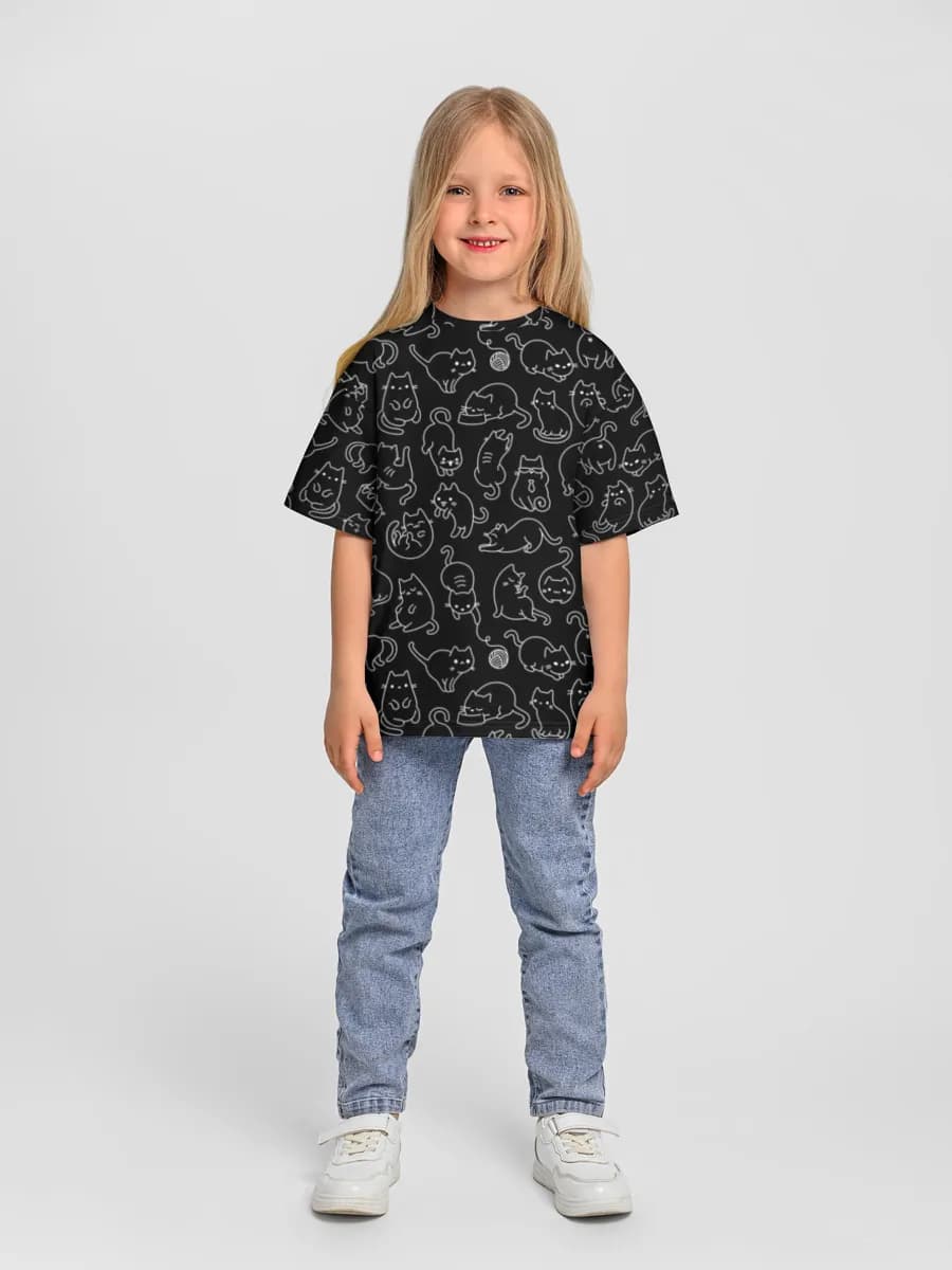 T-shirt coton oversize fille