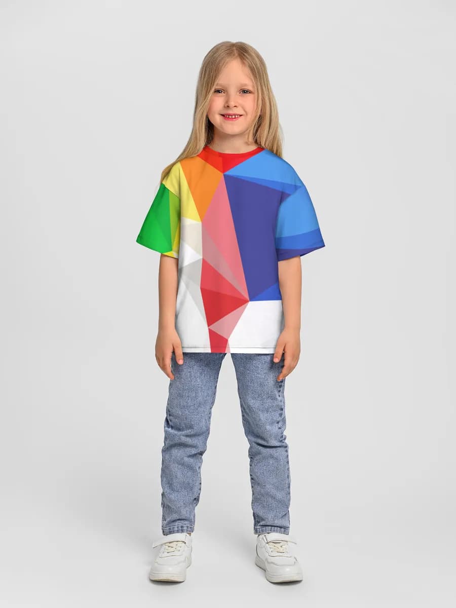 Camiseta Oversize de Algodón Niña