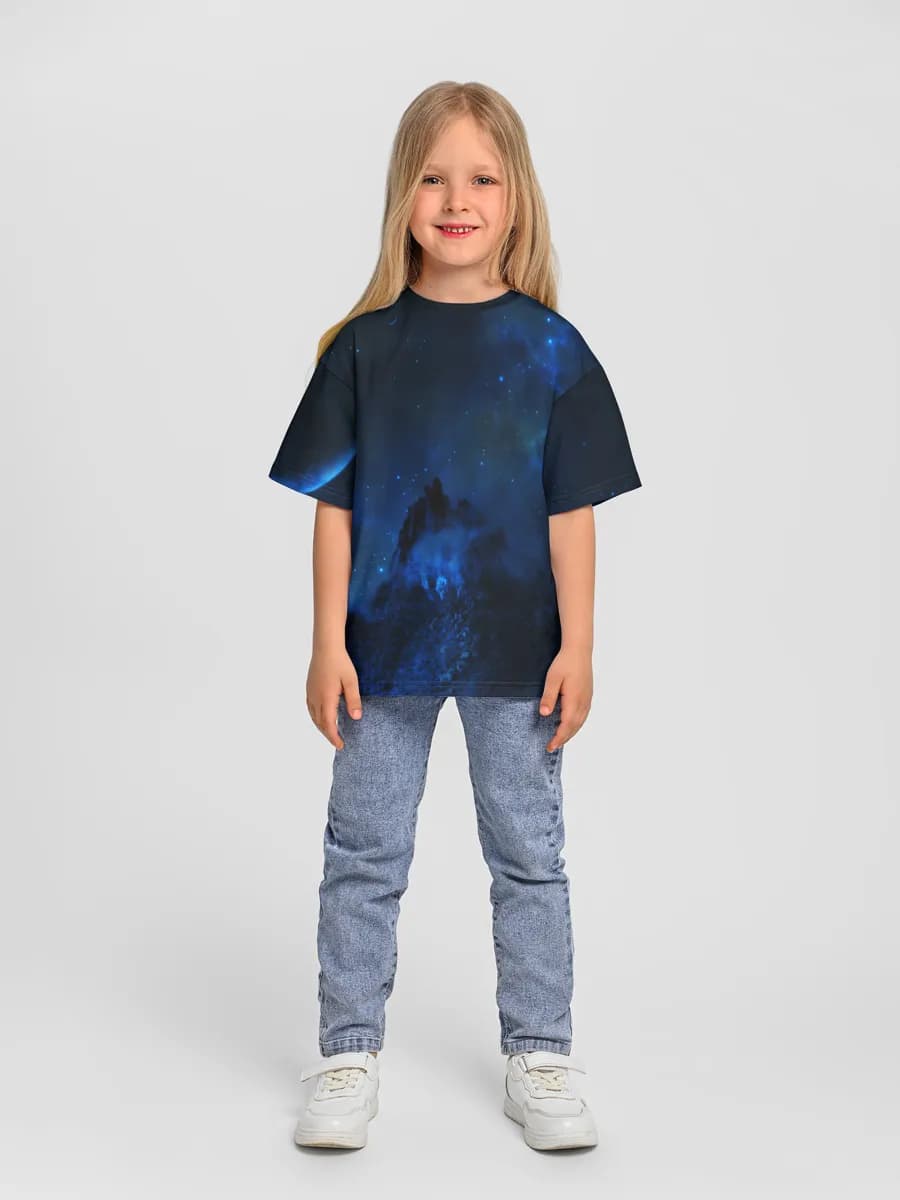 T-shirt coton oversize fille