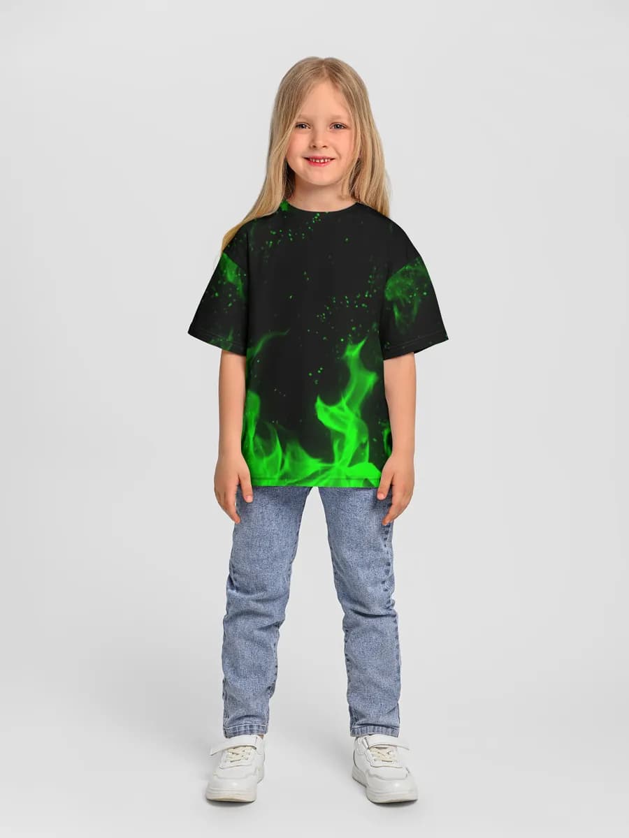 Camiseta Oversize de Algodón Niña