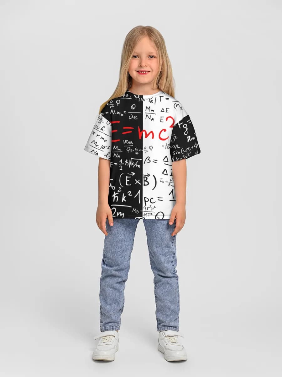 Oversized Baumwoll-T-Shirt Mädchen