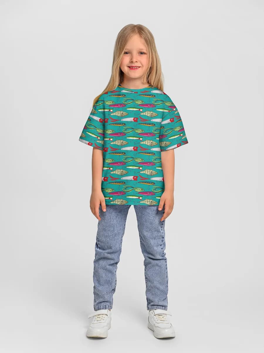 Camiseta Oversize de Algodón Niña