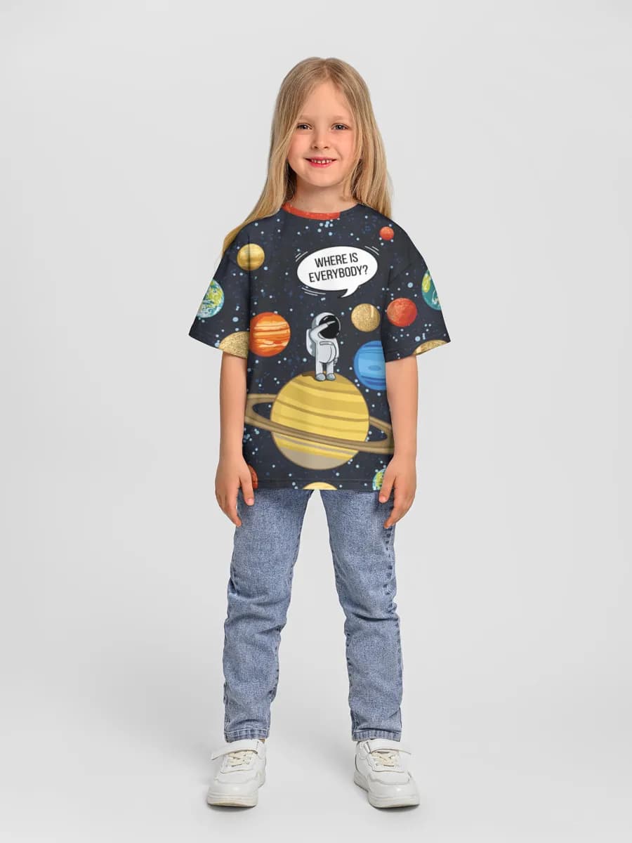 T-shirt coton oversize fille