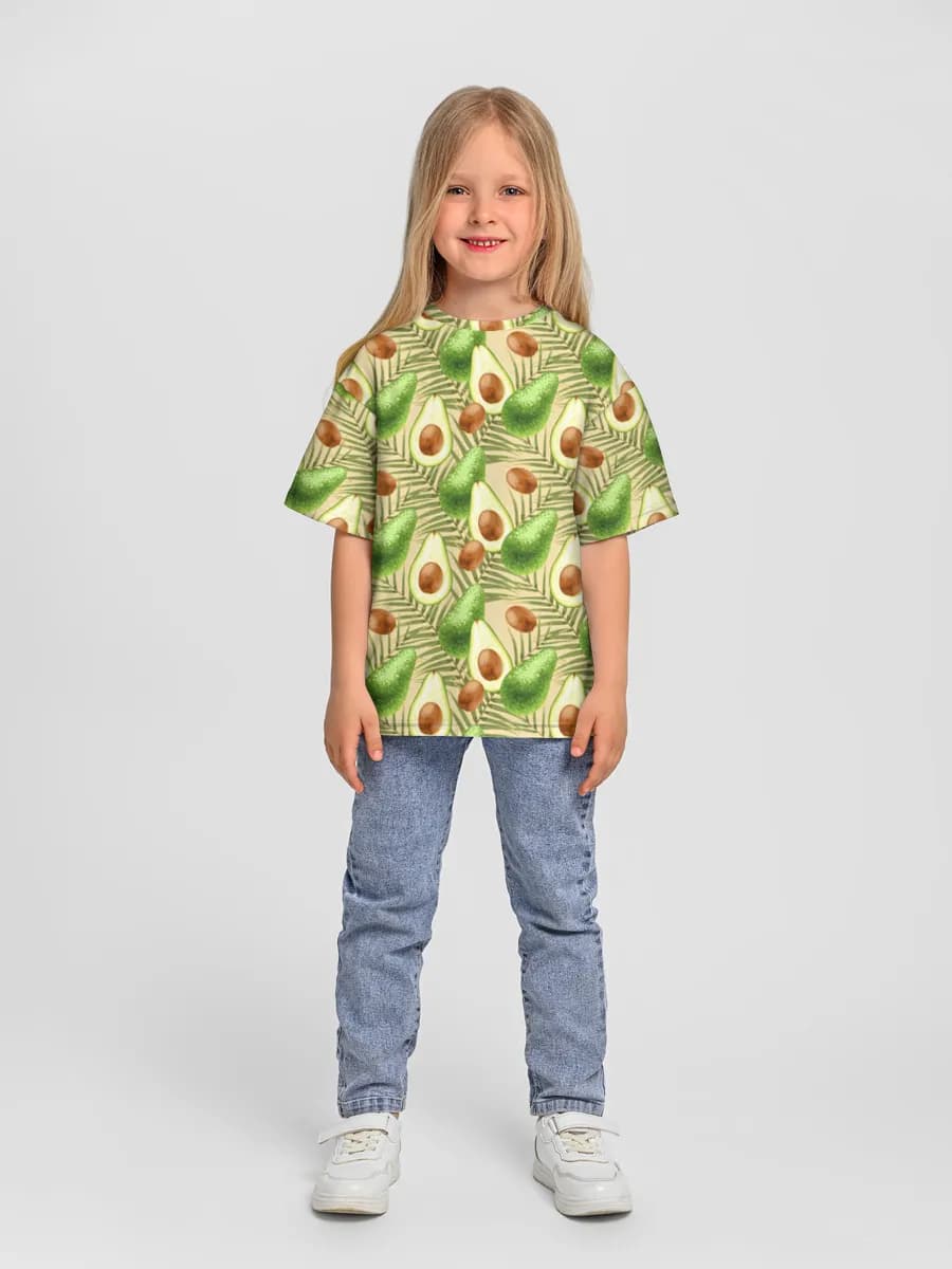 Oversized Baumwoll-T-Shirt Mädchen