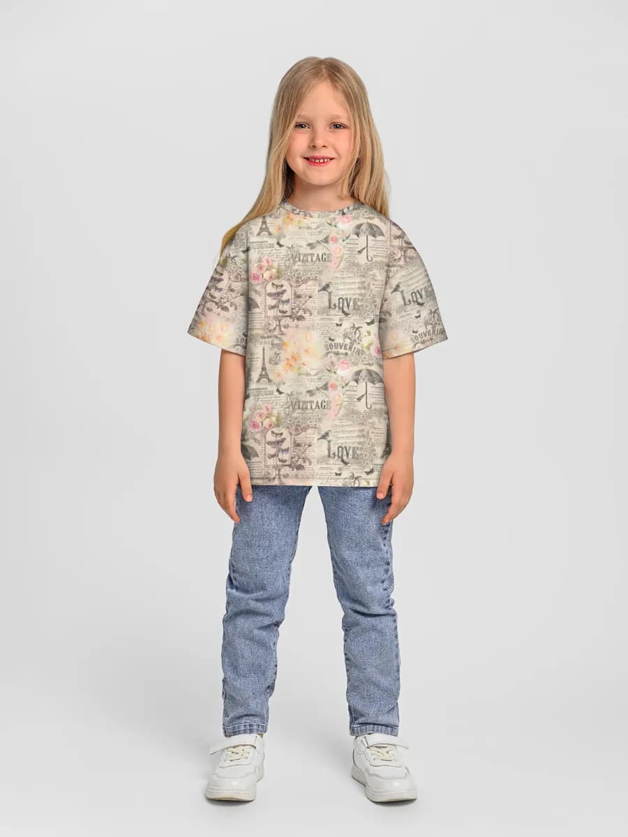 T-shirt coton oversize fille