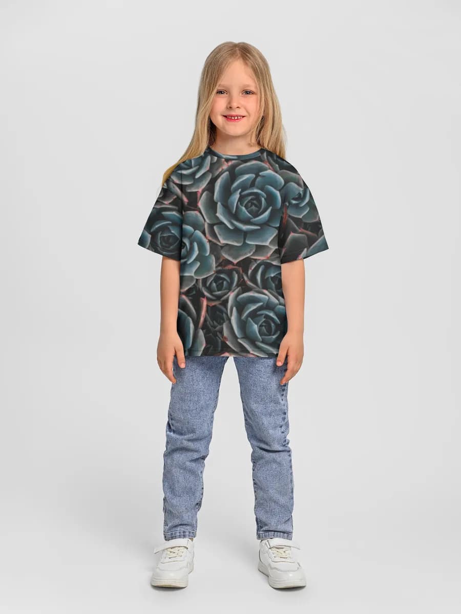 Camiseta Oversize de Algodón Niña